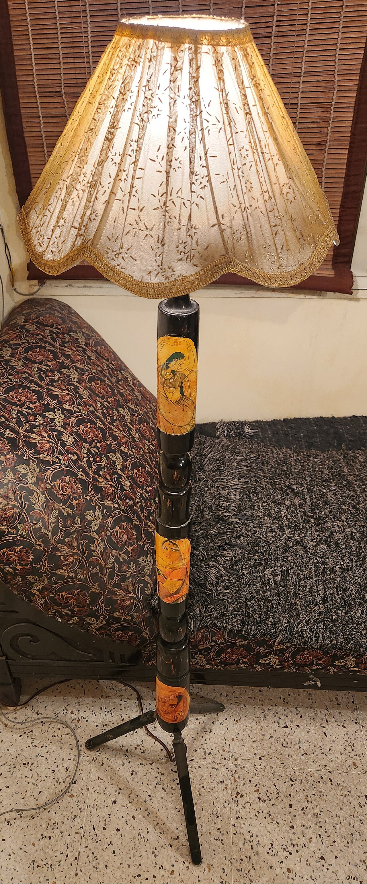 Fotografi av en lampa.